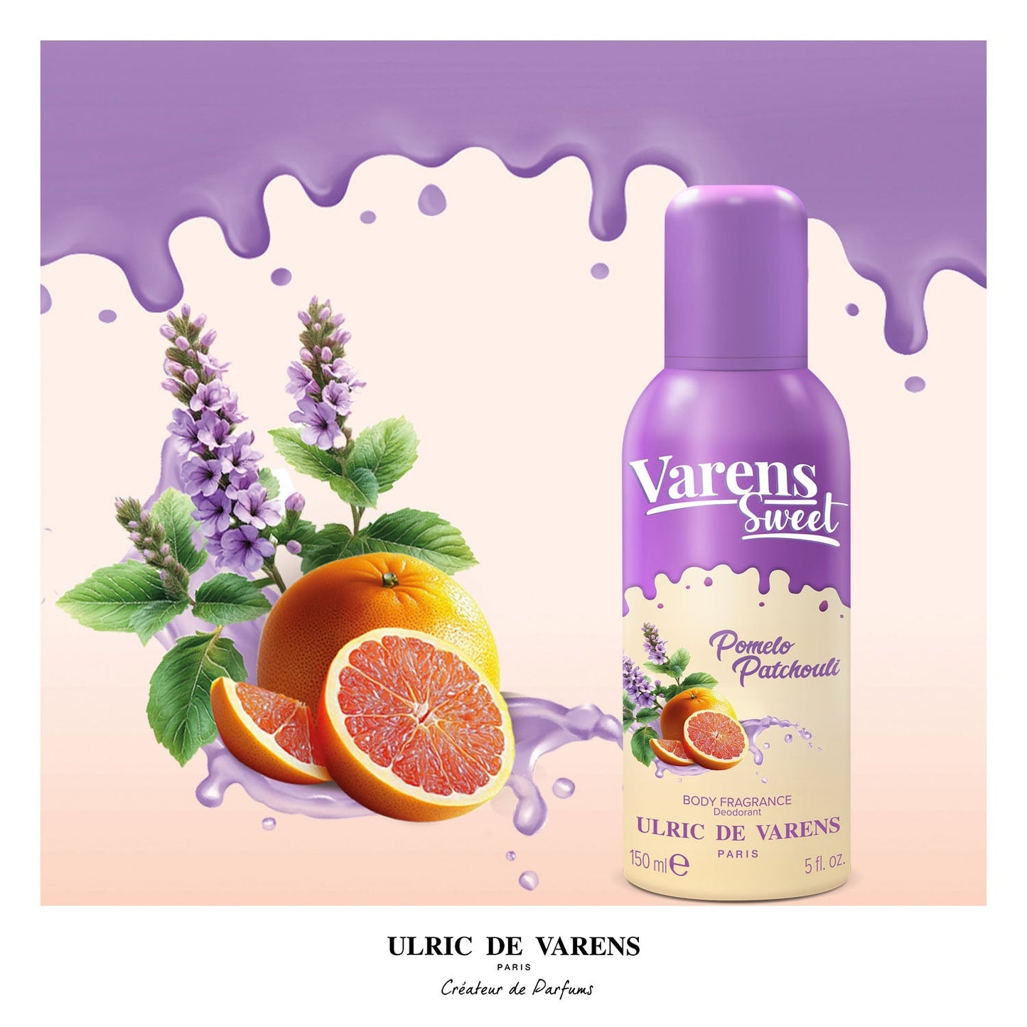 Varens Sweet Pomelo Patchouli Body Fragrance