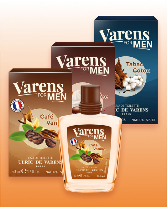 Varens For Men Café Vanille, Tabac Coton, Irish Coffee 3'Lü Set
