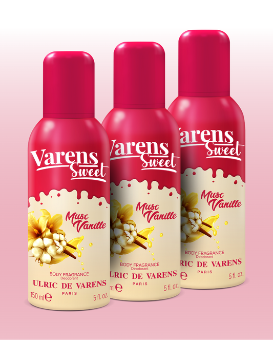 Varens Sweet Musc Vanille Body Fragrance 3'lü Set