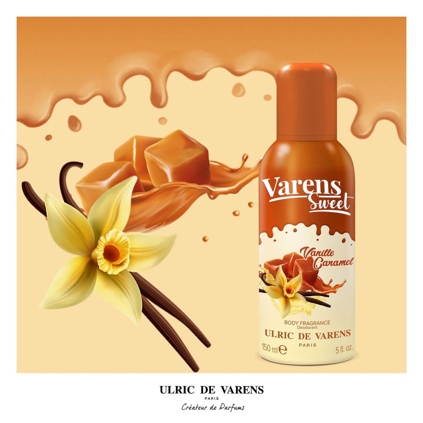 Varens Sweet Vanille Caramel Body Fragrance 3'lü Set