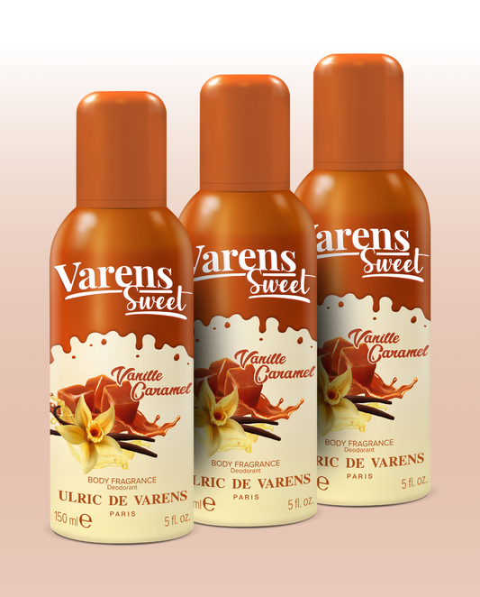Varens Sweet Vanille Caramel Body Fragrance 3'lü Set